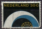Stamps Netherlands -  Holanda 1962 Scott 393 Sello Telefono Arco y Dial usado Netherland
