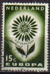Stamps Netherlands -  Holanda 1964 Scott 428 Sello Serie Europa CEPT usado Netherland 