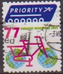 Stamps Netherlands -  Holanda 2009 Sello Prioritario Bicicleta con ruedas del mundo usado 