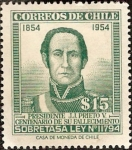 Stamps America - Chile -  Presidente J.J. Prieto V.