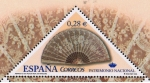 Stamps Spain -  Edifil  SH 4164 A  Patrimonio Nacional.  Abanicos.  