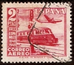 Stamps : Europe : Spain :  Centenario del ferrocarril