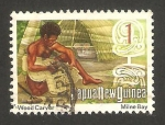 Stamps Oceania - Papua New Guinea -  grabando en madera
