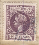 Stamps : Asia : Philippines :  Alfonso XIII 1898-99