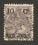 Stamps India -  reina wilhelmine de holanda 