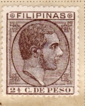 Sellos de Asia - Filipinas -  Alfonso XII 1898-99