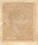 Stamps : Asia : Philippines :  Alfonso XII 1898-99