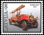 Stamps Europe - Latvia -  bomberos