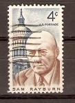 Stamps United States -  SAM  RAYBURN  Y  CAPITOLIO