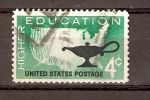 Stamps United States -  MAPA  Y  LÁMPARA