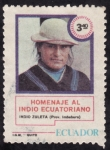 Stamps Ecuador -  INDIO ECUATORIANO