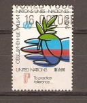 Stamps ONU -  MANO  Y  RAMA  DE  OLIVO