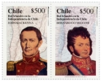 Stamps Chile -  rol irlandes