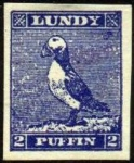 Stamps Europe - Lundy -  fratercula