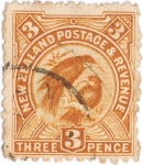 Stamps New Zealand -  huia