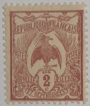 Stamps : Europe : France :  pajaro