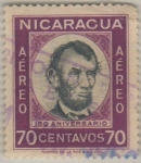 Sellos del Mundo : America : Nicaragua : Abraham Lincoln