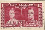 Stamps New Zealand -  Pareja real