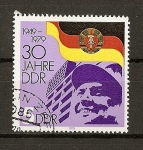 Sellos del Mundo : Europa : Alemania : (DDR) 30 aniversario de la RDA