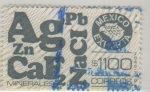 Stamps : America : Mexico :  Minerales