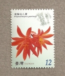 Stamps Asia - Taiwan -  Flor de cactus