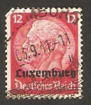 Stamps Luxembourg -  (ocupación alemana), mariscal hindenburg