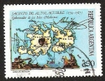 Stamps Argentina -  JACINTO DE ALTOL AGUIRRE - GOBERNADOR DE LAS ISLAS MALVINAS