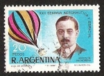 Stamps Argentina -  XXII SEMANA AERONAUTICA Y ESPACIAL