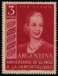 Stamps Argentina -  eva peron