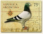 Stamps : America : Argentina :  paloma