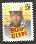 Sellos de America - Estados Unidos -  Gary Cooper en la película Beau Geste