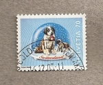 Stamps Switzerland -  Perros San Bernardo
