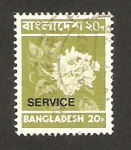 Stamps : Asia : Bangladesh :  flor rakta