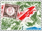 Stamps : Europe : Monaco :  CAMPAÑA CONTRA EL CANCER"atacando el cancer"