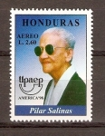 Stamps : America : Honduras :  MARÍA  DEL  PILAR  SALINAS