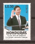 Stamps Honduras -  RAFAEL  LEONARDO  CALLEJAS