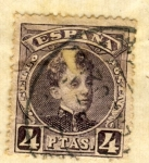 Stamps Spain -  Alfonso XIII Cadete Edicion 1901