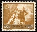 Stamps Spain -  El Quitasol - Goya