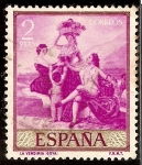 Stamps Spain -  La vendimia - Goya