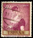 Stamps Spain -  La librera de la calle Carretas - Goya