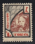 Stamps Mongolia -  Mujer de TUVA.