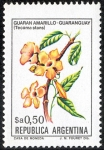 Stamps Argentina -  Flora