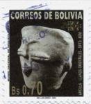 Sellos de America - Bolivia -  Rostros y Rastros Arqueologicos