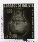Stamps Bolivia -  Rostros y Rastros Arqueologicos