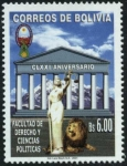 Stamps Bolivia -  CLXXI Aniversario de la Facultad de Derecho
