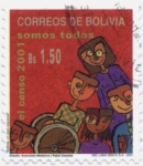 Sellos de America - Bolivia -  Censo Nacional de Poblacion y Vivienda
