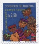 Stamps Bolivia -  Censo Nacional de Poblacion y Vivienda