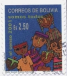Sellos de America - Bolivia -  Censo Nacional de Poblacion y Vivienda