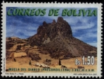 Stamps Bolivia -  Muela del Diablo