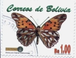 Sellos de America - Bolivia -  Mariposas